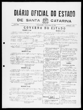 Diário Oficial do Estado de Santa Catarina. Ano 21. N° 5200 de 20/08/1954