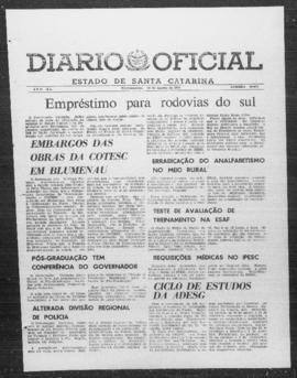 Diário Oficial do Estado de Santa Catarina. Ano 40. N° 10053 de 16/08/1974