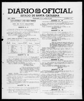 Diário Oficial do Estado de Santa Catarina. Ano 27. N° 6736 de 28/01/1961