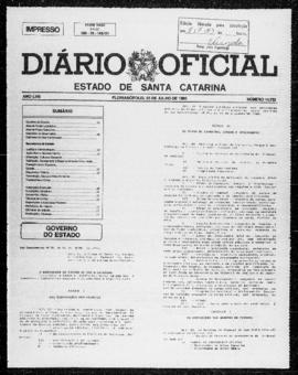 Diário Oficial do Estado de Santa Catarina. Ano 58. N° 14722 de 05/07/1993
