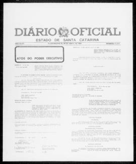 Diário Oficial do Estado de Santa Catarina. Ano 47. N° 11711 de 29/04/1981