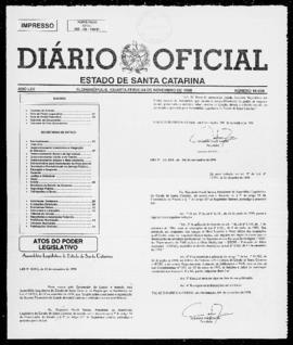 Diário Oficial do Estado de Santa Catarina. Ano 65. N° 16036 de 04/11/1998