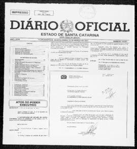 Diário Oficial do Estado de Santa Catarina. Ano 68. N° 16621 de 15/03/2001