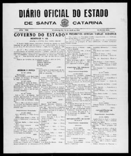 Diário Oficial do Estado de Santa Catarina. Ano 8. N° 1999 de 25/04/1941