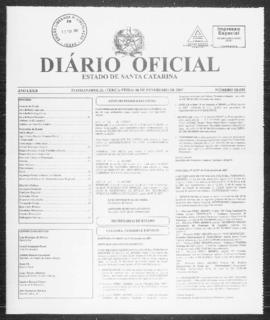 Diário Oficial do Estado de Santa Catarina. Ano 72. N° 18059 de 06/02/2007