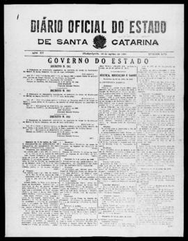 Diário Oficial do Estado de Santa Catarina. Ano 15. N° 3761 de 10/08/1948