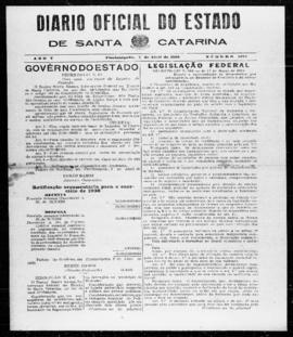 Diário Oficial do Estado de Santa Catarina. Ano 5. N° 1179 de 07/04/1938