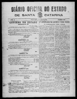 Diário Oficial do Estado de Santa Catarina. Ano 10. N° 2490 de 03/05/1943
