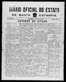 Diário Oficial do Estado de Santa Catarina. Ano 19. N° 4646 de 29/04/1952