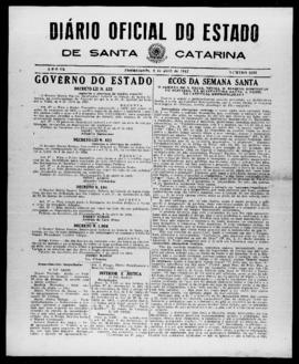 Diário Oficial do Estado de Santa Catarina. Ano 9. N° 2233 de 08/04/1942