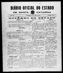 Diário Oficial do Estado de Santa Catarina. Ano 7. N° 1838 de 30/08/1940