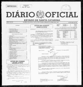 Diário Oficial do Estado de Santa Catarina. Ano 68. N° 16761 de 08/10/2001