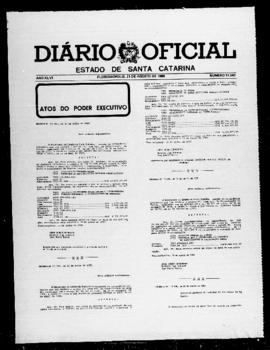 Diário Oficial do Estado de Santa Catarina. Ano 46. N° 11543 de 21/08/1980