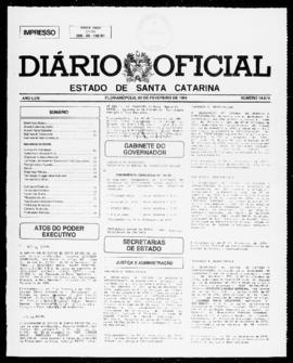 Diário Oficial do Estado de Santa Catarina. Ano 58. N° 14871 de 09/02/1994