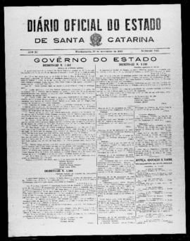 Diário Oficial do Estado de Santa Catarina. Ano 11. N° 2862 de 20/11/1944