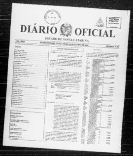 Diário Oficial do Estado de Santa Catarina. Ano 72. N° 17951 de 22/08/2006