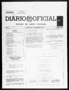 Diário Oficial do Estado de Santa Catarina. Ano 61. N° 15019 de 14/09/1994