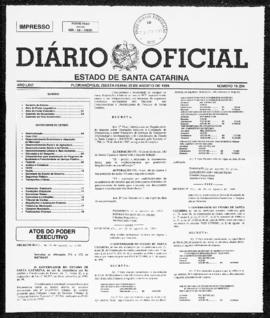 Diário Oficial do Estado de Santa Catarina. Ano 66. N° 16234 de 20/08/1999