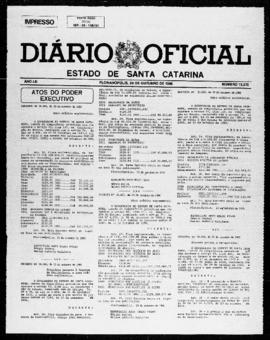 Diário Oficial do Estado de Santa Catarina. Ano 53. N° 13070 de 24/10/1986