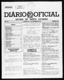 Diário Oficial do Estado de Santa Catarina. Ano 58. N° 14810 de 11/11/1993