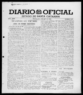 Diário Oficial do Estado de Santa Catarina. Ano 26. N° 6377 de 08/08/1959