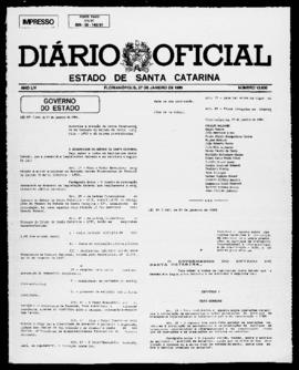 Diário Oficial do Estado de Santa Catarina. Ano 54. N° 13630 de 27/01/1989