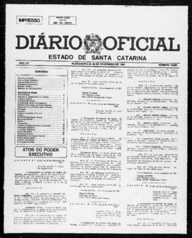 Diário Oficial do Estado de Santa Catarina. Ano 54. N° 13891 de 20/02/1990