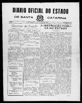 Diário Oficial do Estado de Santa Catarina. Ano 1. N° 209 de 21/11/1934