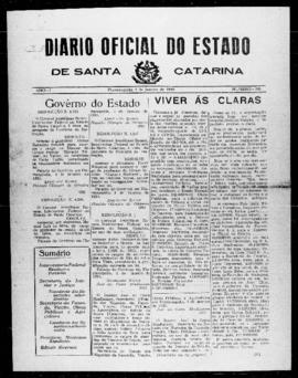Diário Oficial do Estado de Santa Catarina. Ano 1. N° 245 de 07/01/1935