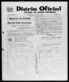 Diário Oficial do Estado de Santa Catarina. Ano 29. N° 7208 de 10/01/1963