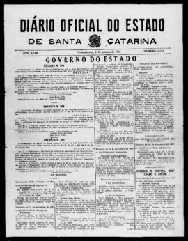 Diário Oficial do Estado de Santa Catarina. Ano 18. N° 4571 de 03/01/1952