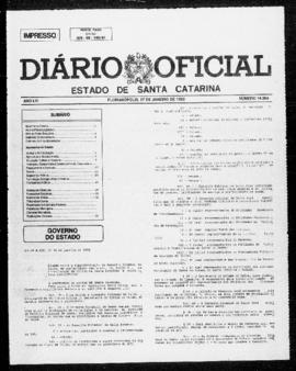 Diário Oficial do Estado de Santa Catarina. Ano 56. N° 14364 de 17/01/1992