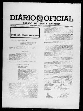 Diário Oficial do Estado de Santa Catarina. Ano 46. N° 11529 de 31/07/1980