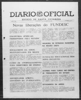 Diário Oficial do Estado de Santa Catarina. Ano 40. N° 10111 de 07/11/1974