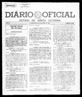 Diário Oficial do Estado de Santa Catarina. Ano 55. N° 13682 de 18/04/1989