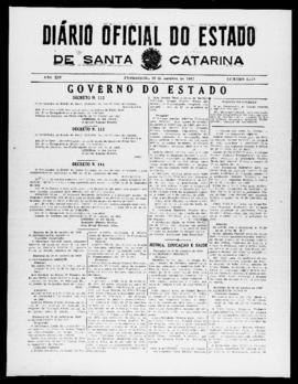 Diário Oficial do Estado de Santa Catarina. Ano 14. N° 3578 de 29/10/1947
