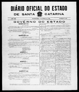Diário Oficial do Estado de Santa Catarina. Ano 12. N° 3144 de 11/01/1946