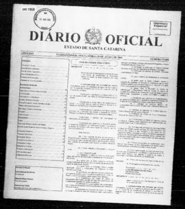 Diário Oficial do Estado de Santa Catarina. Ano 71. N° 17690 de 29/07/2005