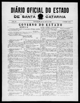 Diário Oficial do Estado de Santa Catarina. Ano 15. N° 3687 de 20/04/1948