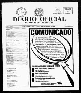 Diário Oficial do Estado de Santa Catarina. Ano 74. N° 18514 de 19/12/2008