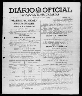 Diário Oficial do Estado de Santa Catarina. Ano 29. N° 7035 de 24/04/1962