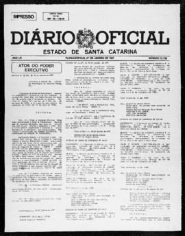 Diário Oficial do Estado de Santa Catarina. Ano 53. N° 13132 de 27/01/1987
