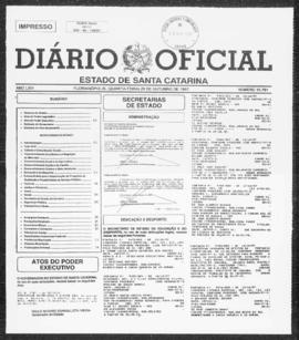 Diário Oficial do Estado de Santa Catarina. Ano 64. N° 15791 de 29/10/1997