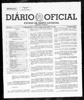 Diário Oficial do Estado de Santa Catarina. Ano 69. N° 16874 de 27/03/2002