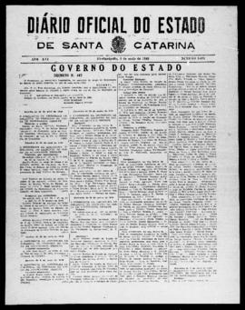Diário Oficial do Estado de Santa Catarina. Ano 16. N° 3931 de 03/05/1949