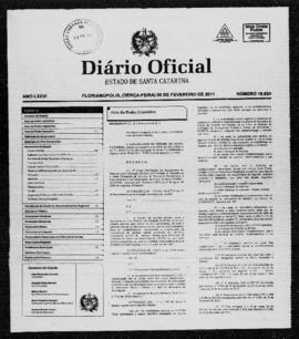 Diário Oficial do Estado de Santa Catarina. Ano 76. N° 19024 de 08/02/2011