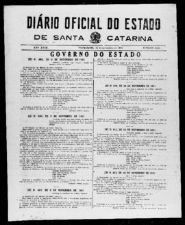 Diário Oficial do Estado de Santa Catarina. Ano 18. N° 4541 de 16/11/1951