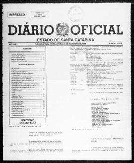 Diário Oficial do Estado de Santa Catarina. Ano 62. N° 15310 de 21/11/1995