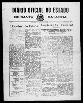 Diário Oficial do Estado de Santa Catarina. Ano 1. N° 252 de 15/01/1935