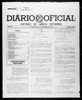 Diário Oficial do Estado de Santa Catarina. Ano 57. N° 14563 de 10/11/1992